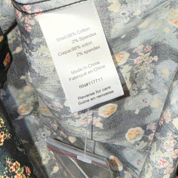 Paisley & Gray Men's Samuel SlimFit Floral Button-Down Shirt Garden night XL $95 - Picture 6 of 6